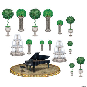 Black Tie Piano Decor Props for Events Party Awards Show